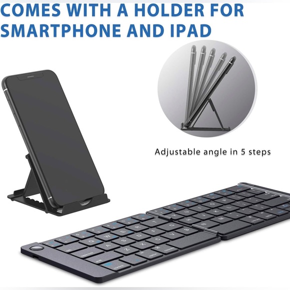 Foldable wireless keyboard - Picture 1 of 8
